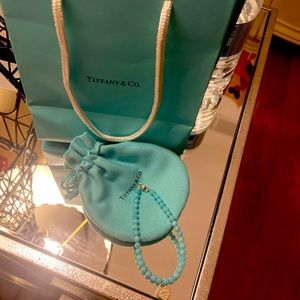 Tiffany Amazonite Heart Tag Bracelet